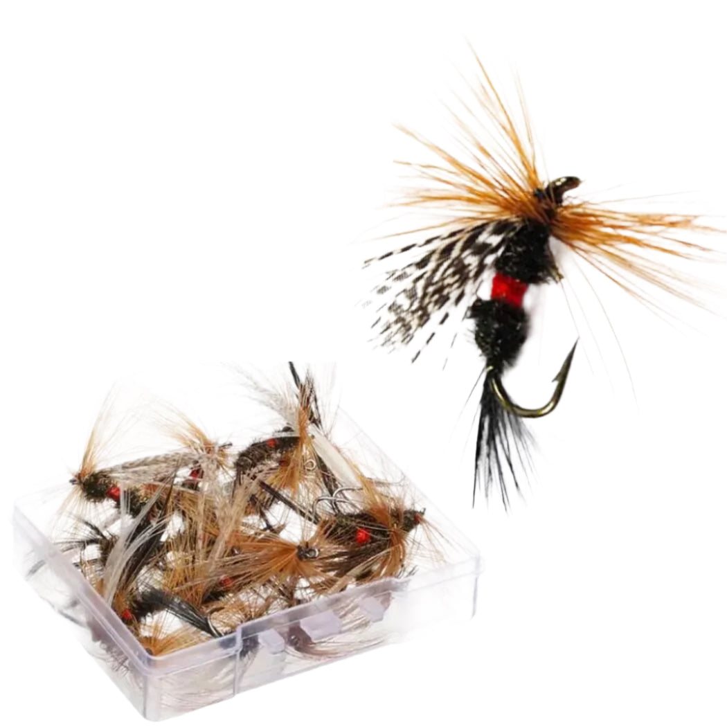 5/10/20Pcs Insects Flies Fly Fishing Lures Dragonfly Topwater Bait Dry Fliestrout Artificial Caddisfly Dries