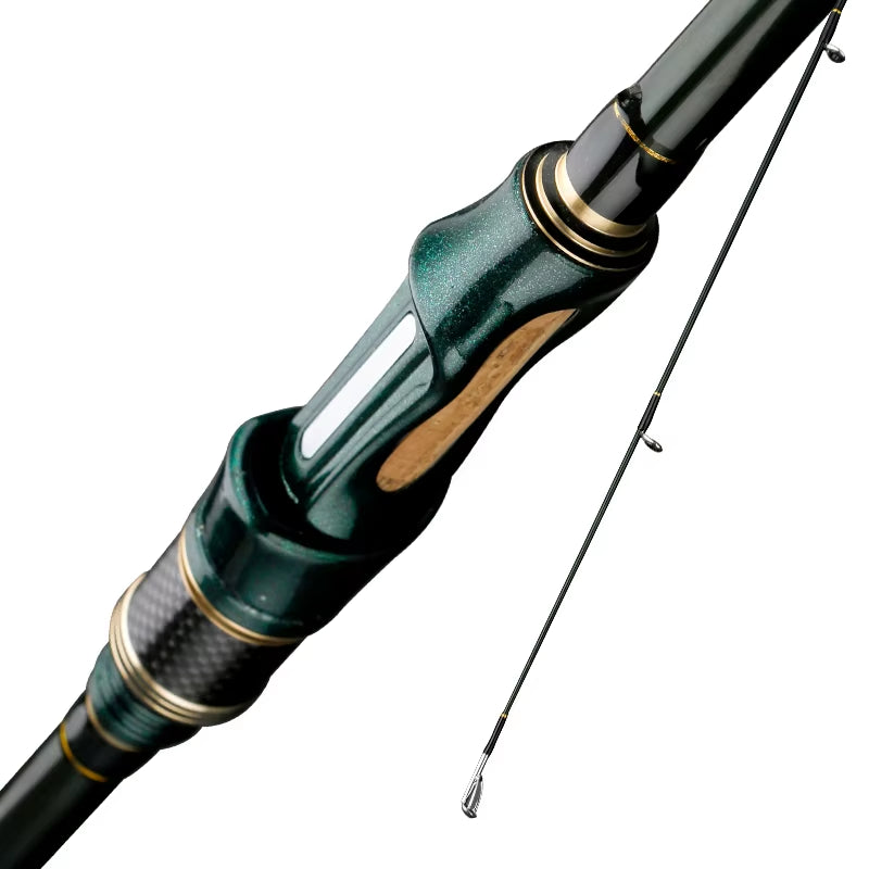 Spinning Casting Carbon Fishing Rod 4-5 Sections 1.8M/2.1M/2.4M Portable Travel Rod Spinning Fishing Rods Fishing Tackle