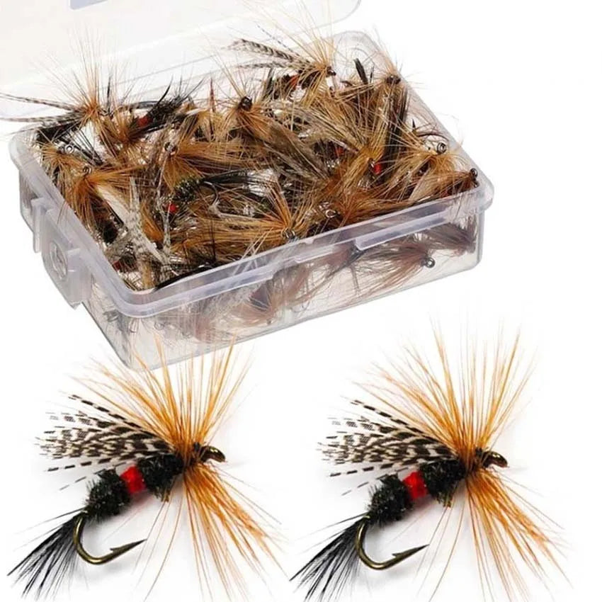 5/10/20Pcs Insects Flies Fly Fishing Lures Dragonfly Topwater Bait Dry Fliestrout Artificial Caddisfly Dries