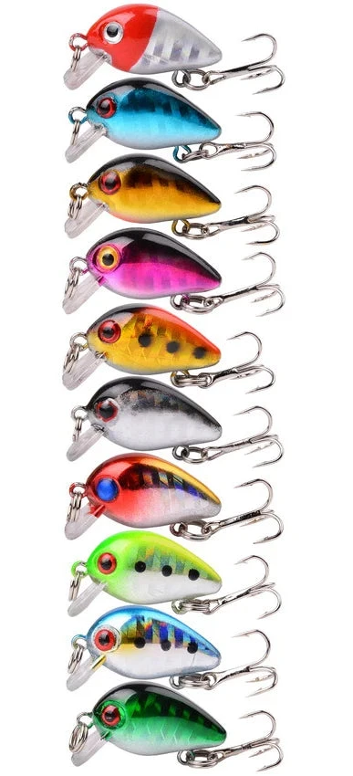3/5/8 Pcs of Random Fishing Lure Set High Quality Swimming Bait Minnow Mini Crank Wobble Bait Crankbait Artificial Bait