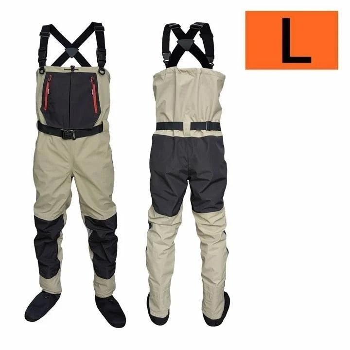Fly Fishing Children to Adults Waders Neoprene Foot for Men Raft Hunting Quick-Dry Waterproof and Breathable